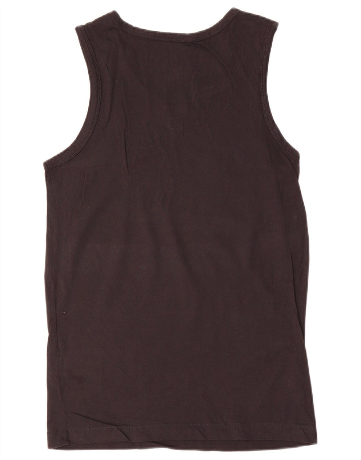 Camiseta sin mangas con gráfico Nike para hombre XS Algodón negro