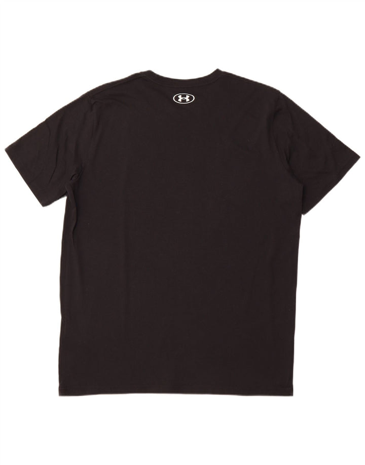 UNDER ARMOUR Camiseta gráfica para hombre Top XL Algodón negro