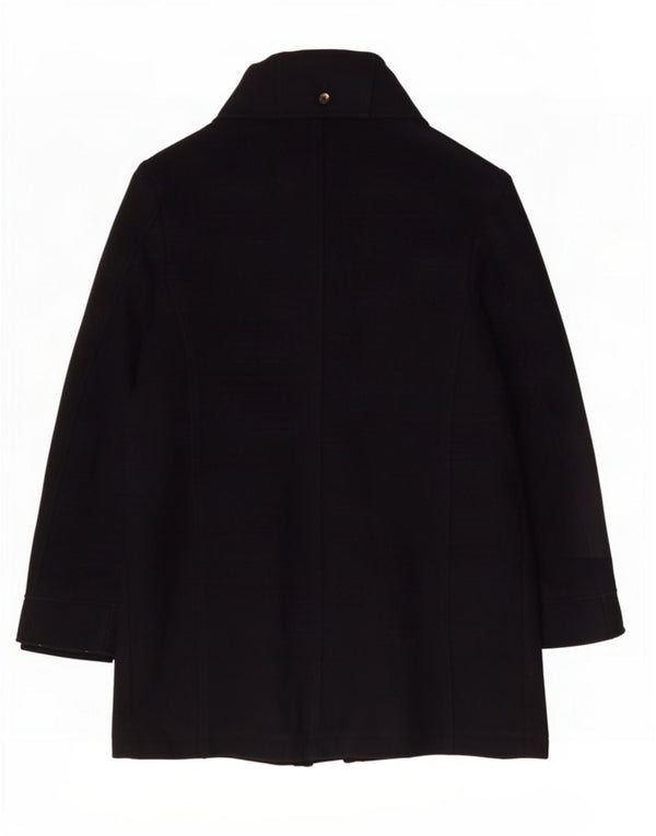 Cesare Paciotti 4US Abrigo para hombre UK 42 XL Lana virgen negra