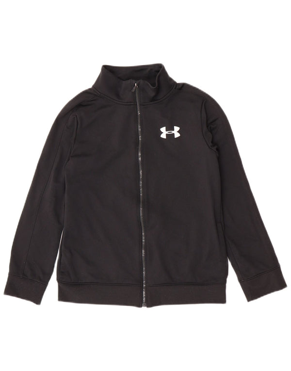 Under Armour Chaqueta de chándal para niño 9-10 años Mediana Negro Poliéster