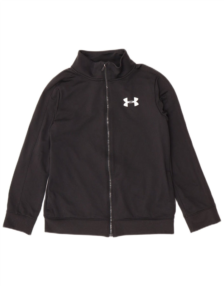 Under Armour Chaqueta de chándal para niño 9-10 años Mediana Negro Poliéster