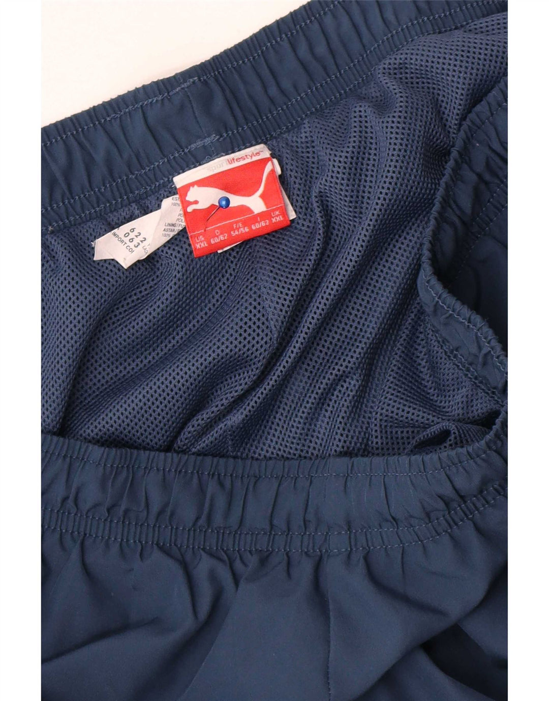 Puma Pantalones de chándal Capri gráficos para Hombre 2XL Poliéster Azul Marino