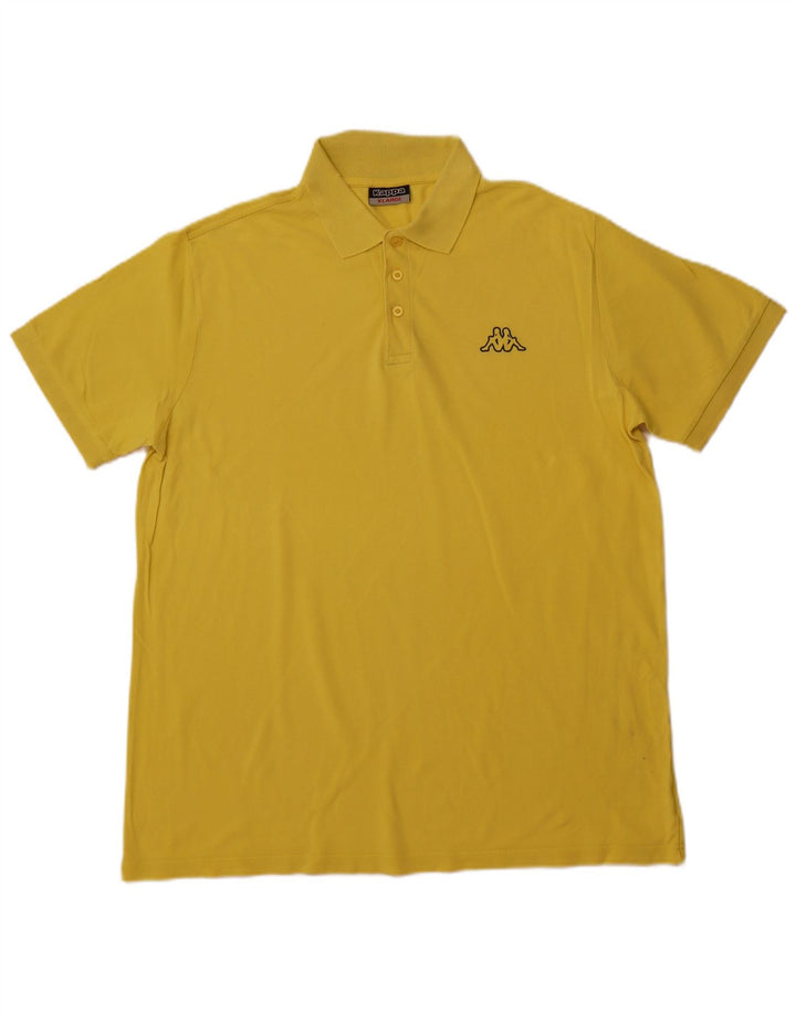 KAPPA Polo Hombre XL Algodón Amarillo