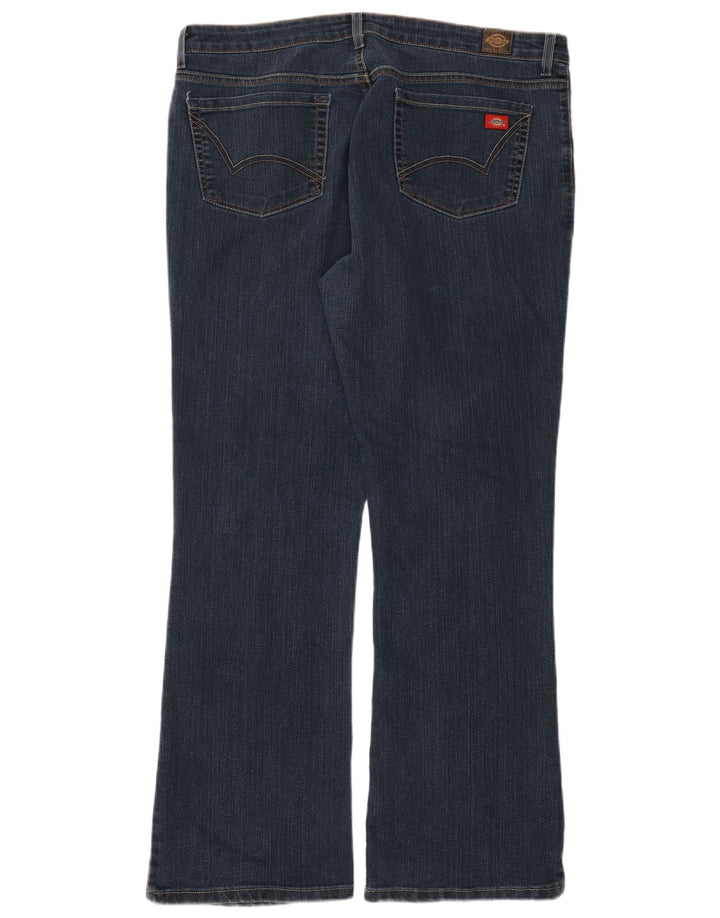 Dickies Jeans Bootcut para Mujer US 16 2XL W36 L33 Algodón Azul