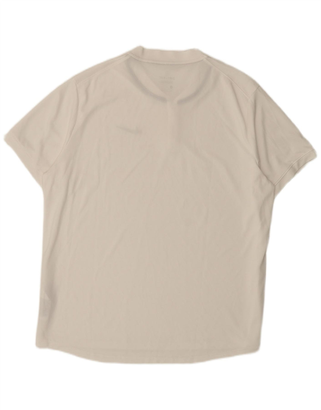 NIKE Camiseta Dri Fit Standard Fit para Hombre Top XL Poliéster Blanco