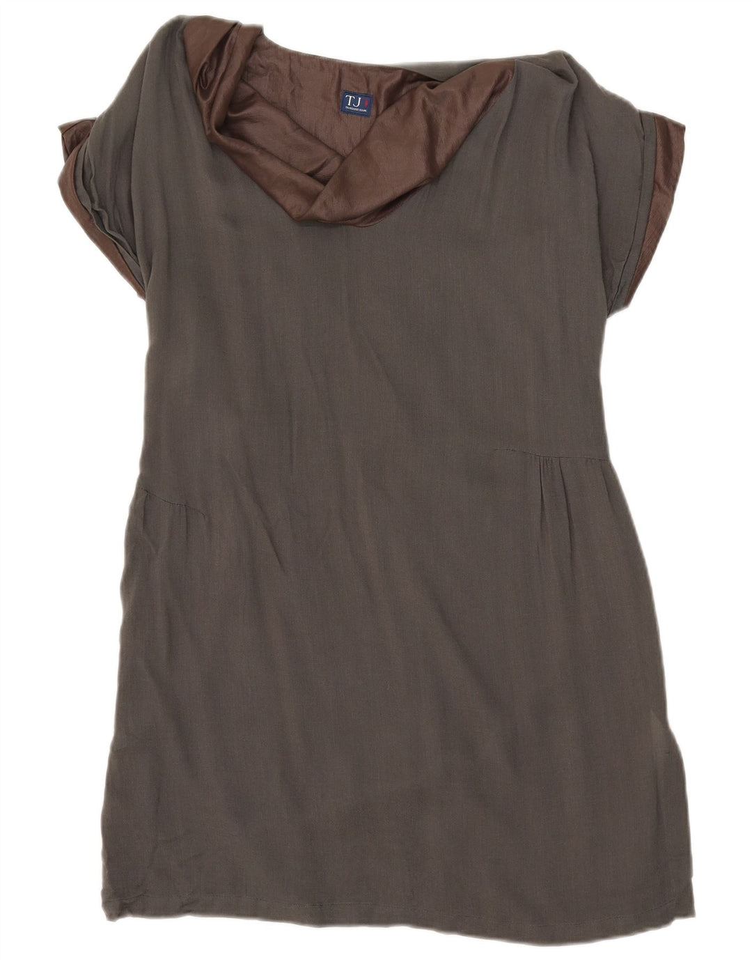 Vestido Trussardi Mujer IT 44 Viscosa Gris Medio