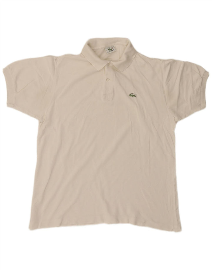 LACOSTE Polo para hombre talla 5 grande beige
