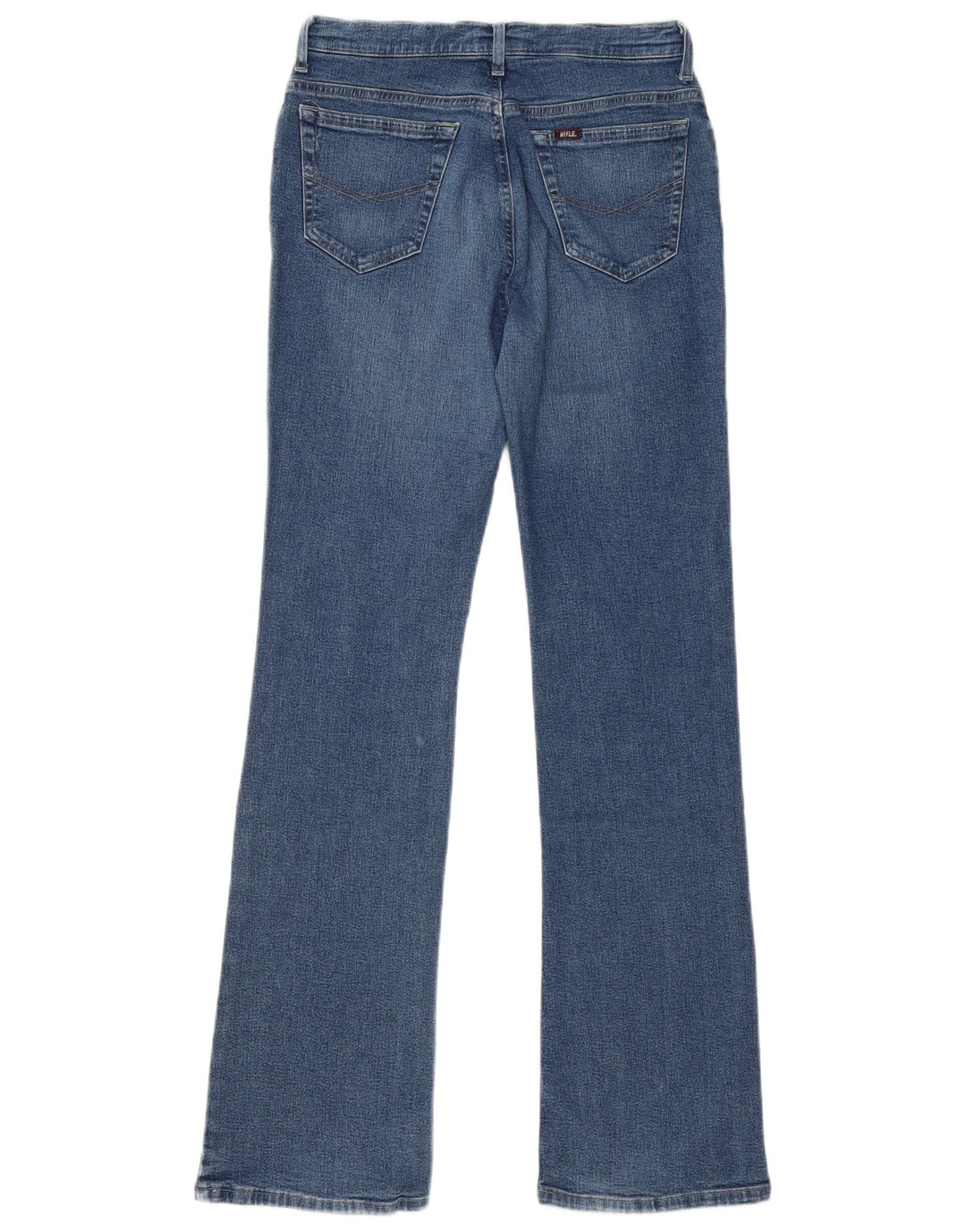 Vaqueros con corte bota para mujer Rifle W31 L33 Algodón azul marino