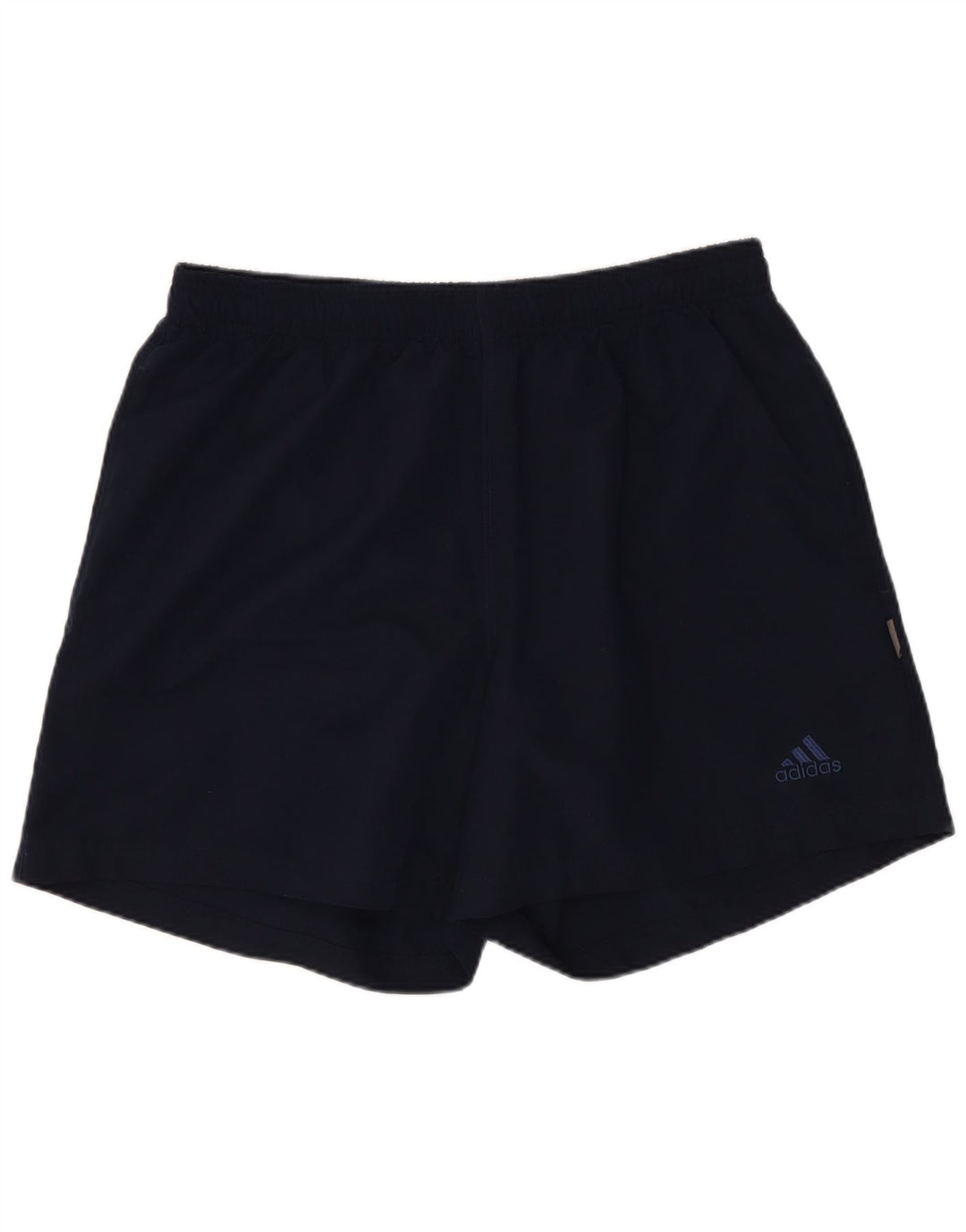 Adidas - Pantalones cortos deportivos para hombre, talla grande, poliéster, color azul marino