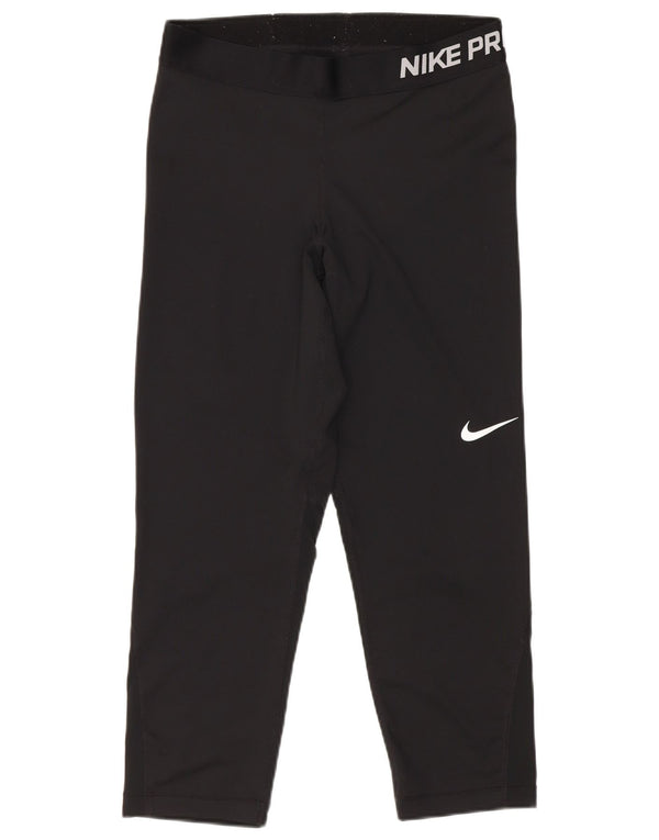Leggings capri gráficos para mujer Nike medianos W26 L21 negro
