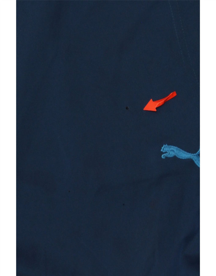 PUMA Pantalones de chándal para hombre Joggers Small Azul marino