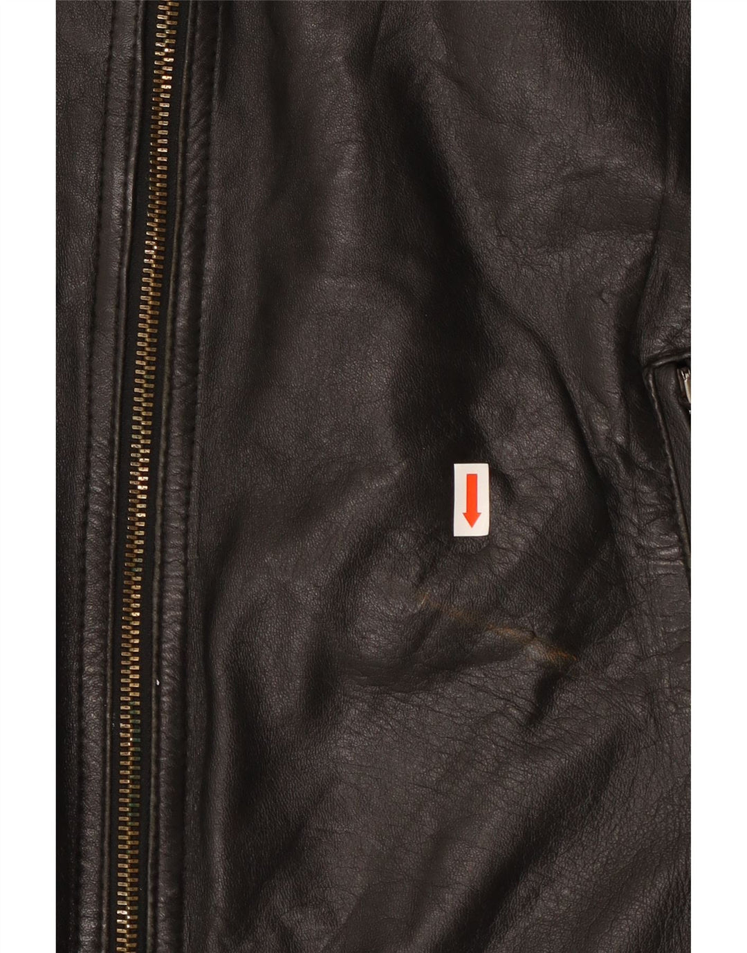 Vintage hombres cuero Racer chaqueta IT 54 XL cuero negro