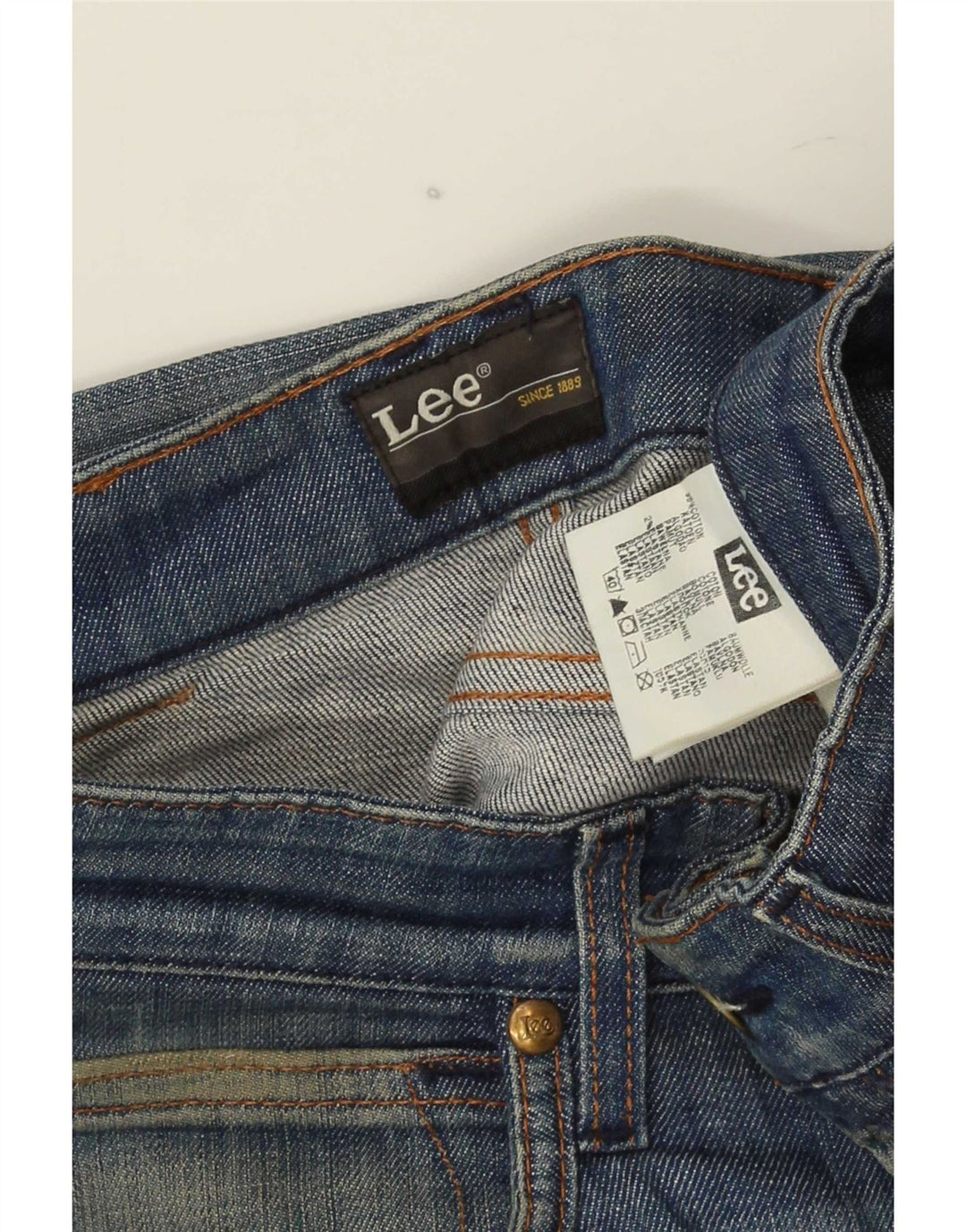 Vaqueros Lee Ramone Slim para Hombre W32 L26 Algodón Azul