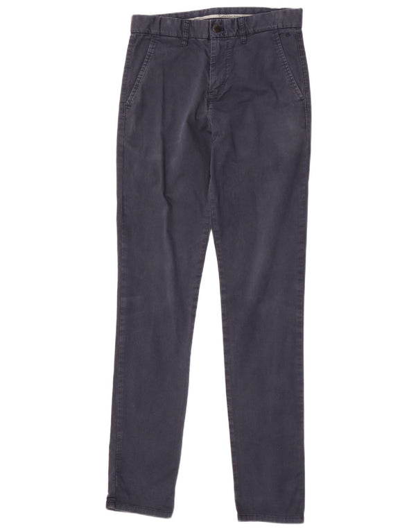 Pantalones chinos ajustados Calvin Klein para hombre W28 L32 Algodón azul marino