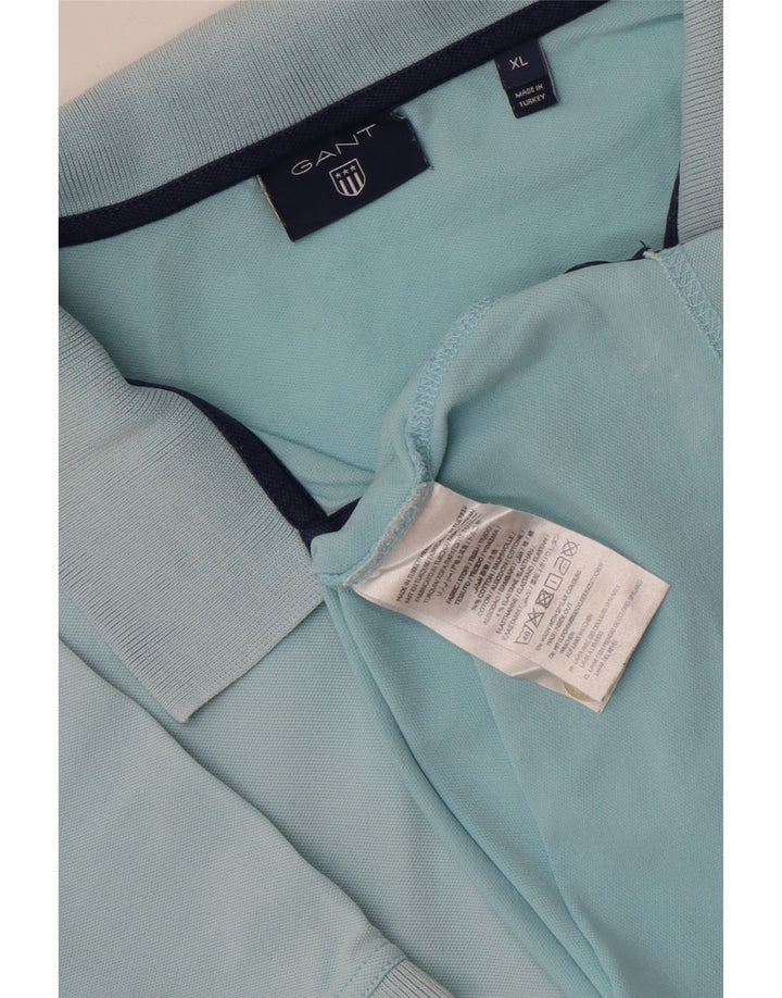Gant Polo Hombre XL Azul Algodón