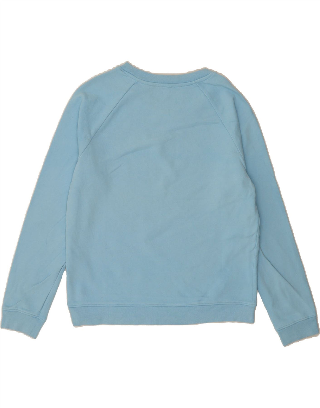 LEVI'S Womens Oversized Graphic Sweatshirt Jumper UK 6 XS Blue Cotton Vintage Levi's and Second-Hand Levi's from Messina Hembry 