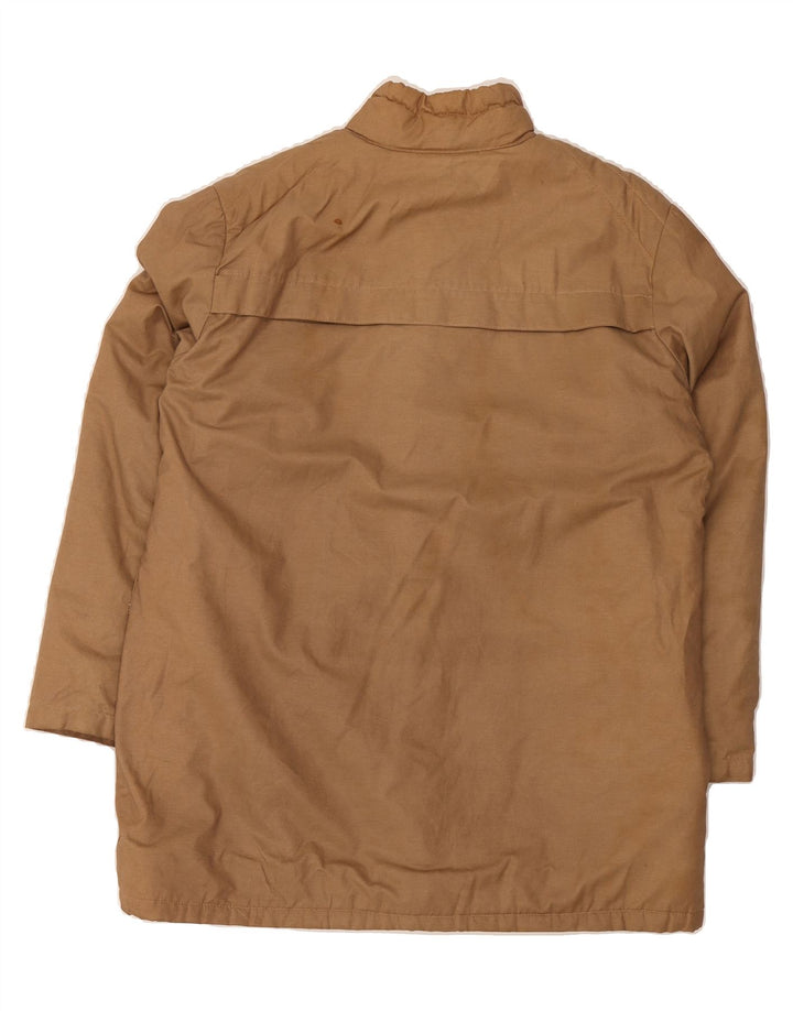 VINTAGE Mens Padded Jacket UK 40 Large Brown Vintage Vintage and Second-Hand Vintage from Messina Hembry 