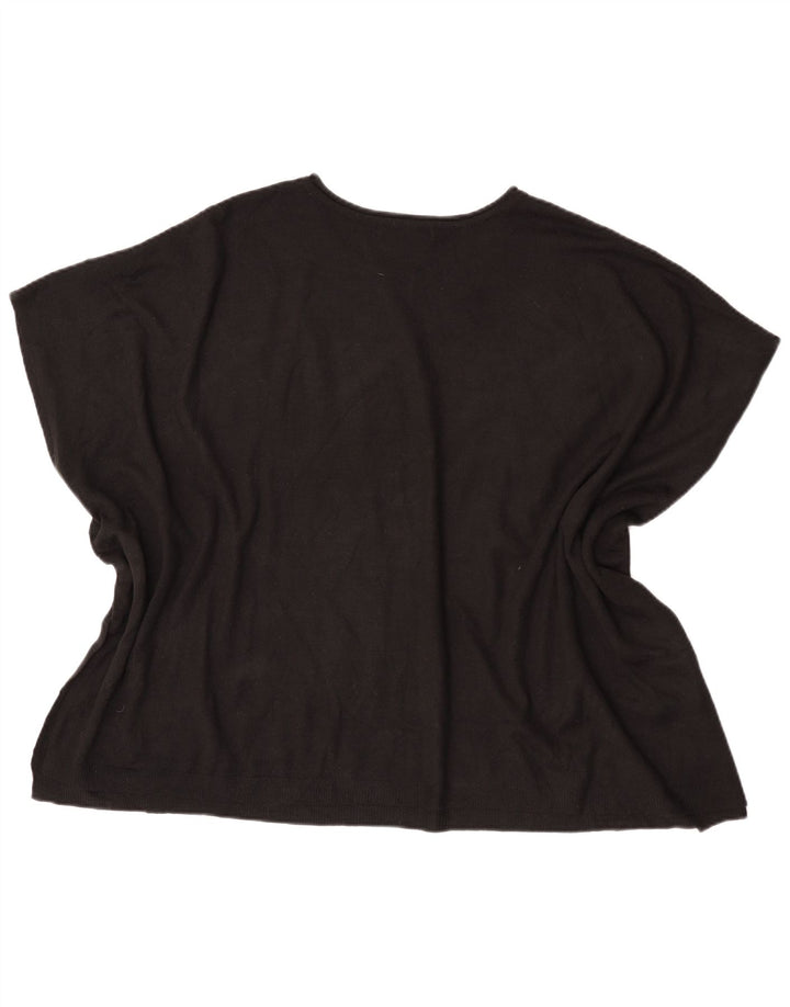 Marks & Spencer Poncho Top para Mujer Talla única Negro