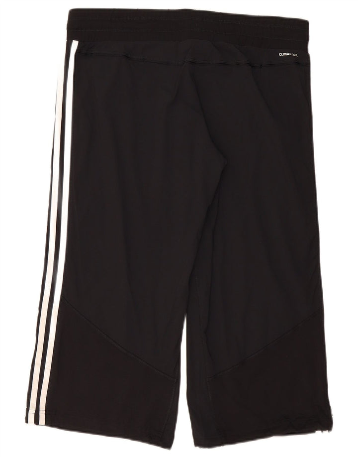 ADIDAS Mujer Climacool Capri Chándal Pantalones UK 12 Mediano Negro