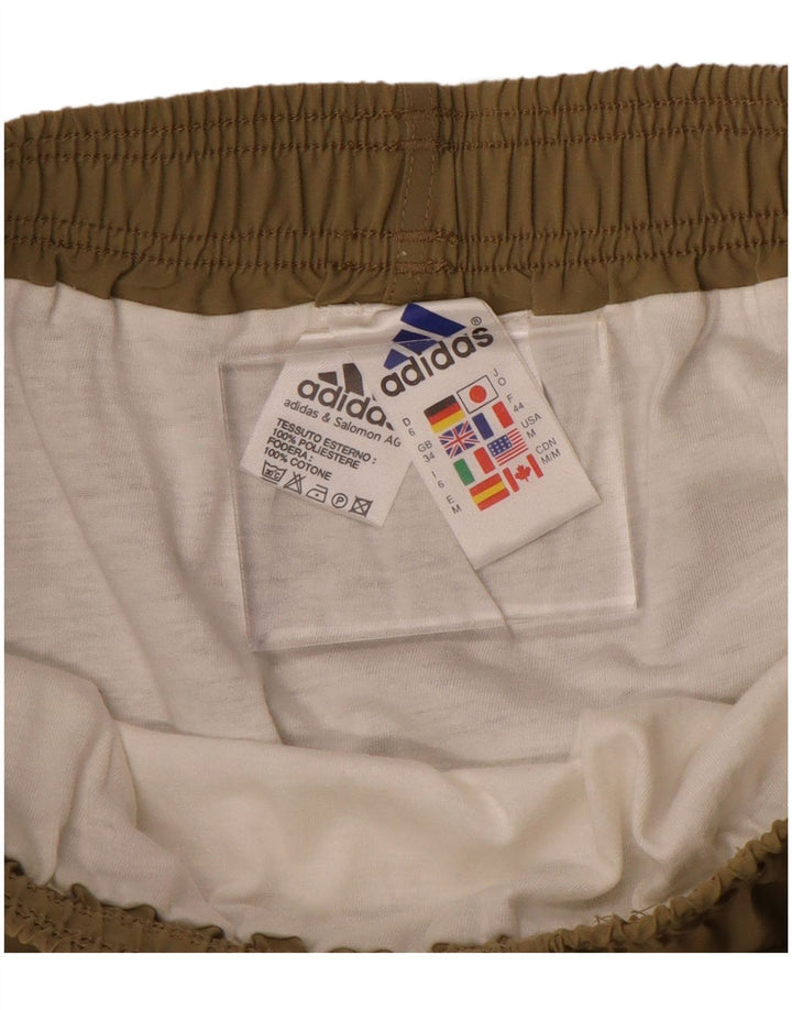 Adidas - Pantalones cortos deportivos para hombre, talla grande, color caqui, poliéster