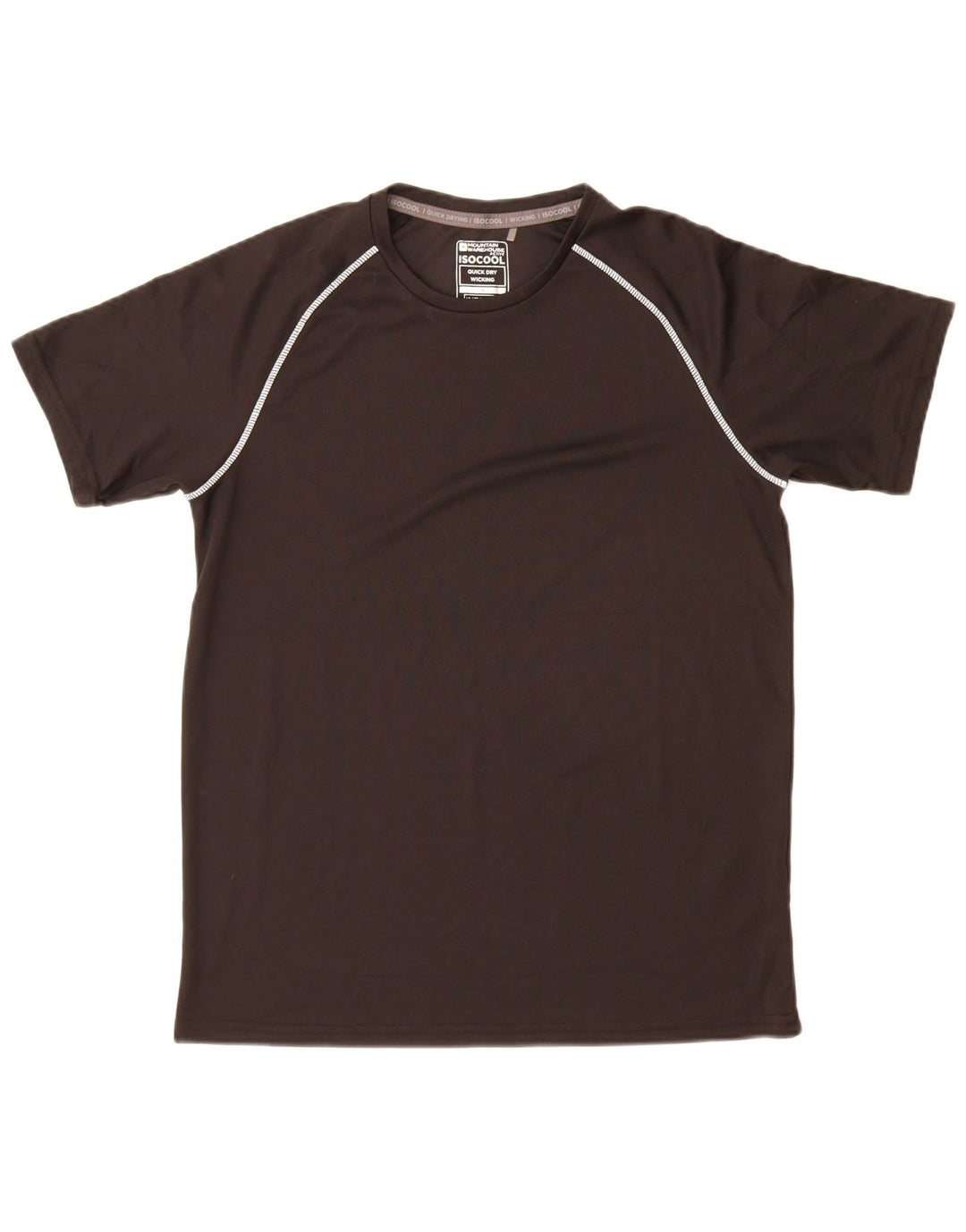 Camiseta superior IsoCool para hombre de Mountain Warehouse Poliéster negro mediano