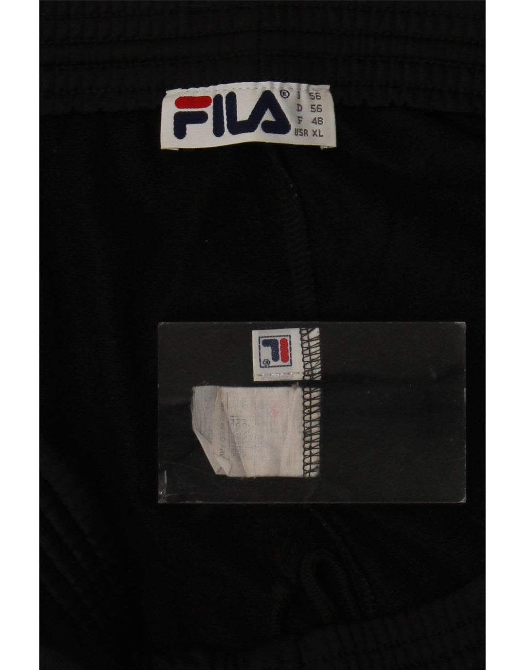 Fila Pantalón Chándal Hombre XL Poliéster Negro