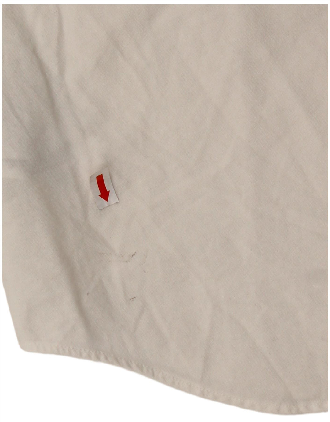 RALPH LAUREN Camisa de manga corta para mujer UK 46 Grande Algodón blanco