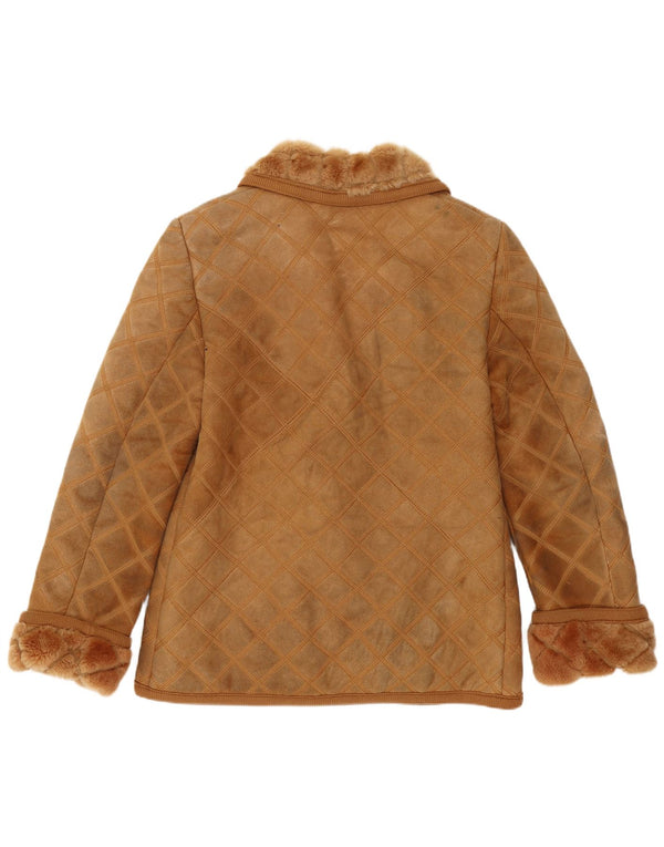 Rupp & Taureck Couture Chaqueta de piel de oveja para mujer UK 44 Marrón medio