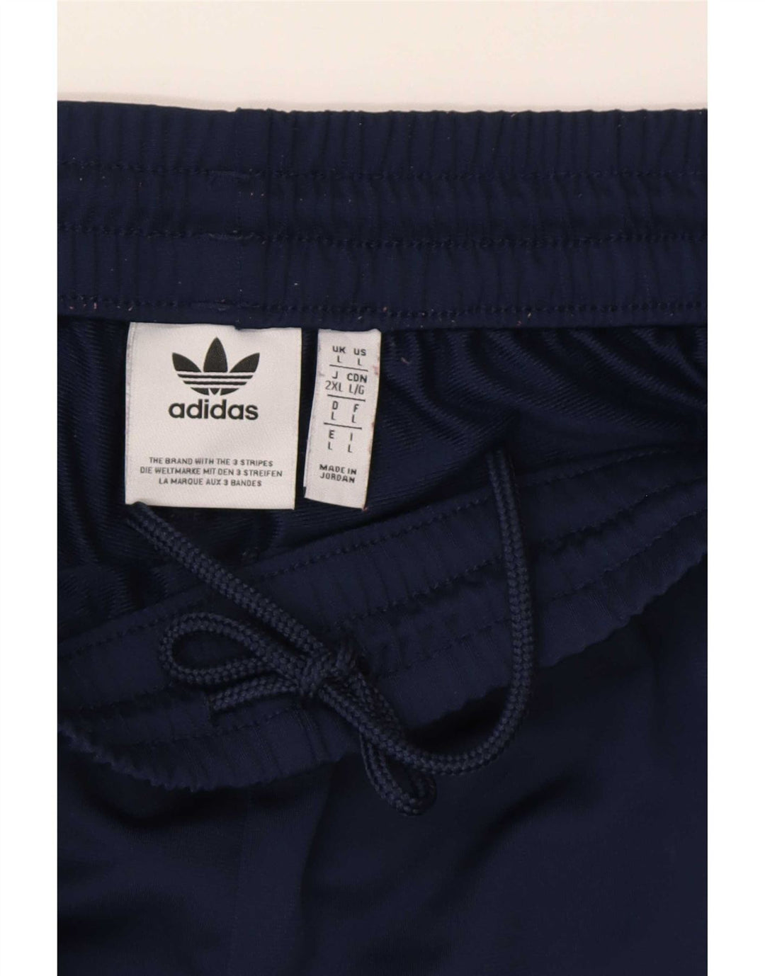Pantalón De Chándal Adidas Hombre Grande Azul Marino Poliéster