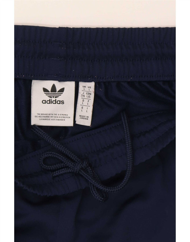 Pantalón De Chándal Adidas Hombre Grande Azul Marino Poliéster