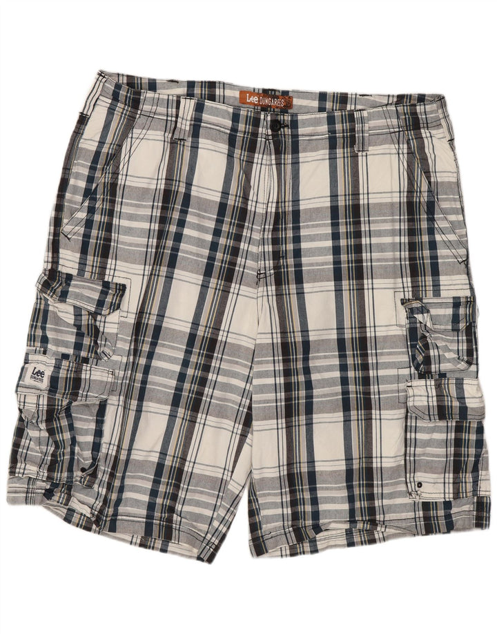 Lee Mens Cargo Shorts W40 XL Algodón Chevron Multicolor