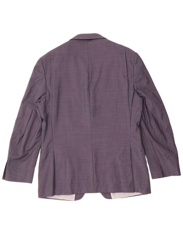 MARKS & SPENCER Chaqueta tipo blazer de 2 botones para hombre UK 40 Azul marino mediano