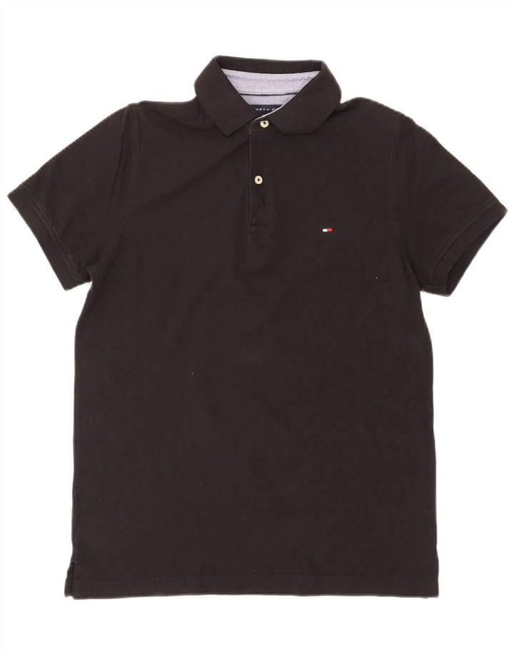 Polo Tommy Hilfiger Hombre Algodón Negro Mediano