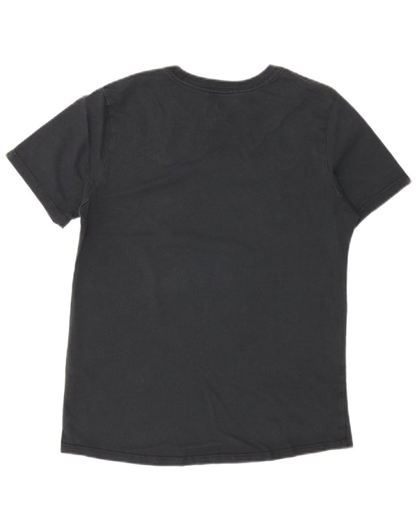 NIKE Womens T-Shirt Top UK 6 XS Black Cotton