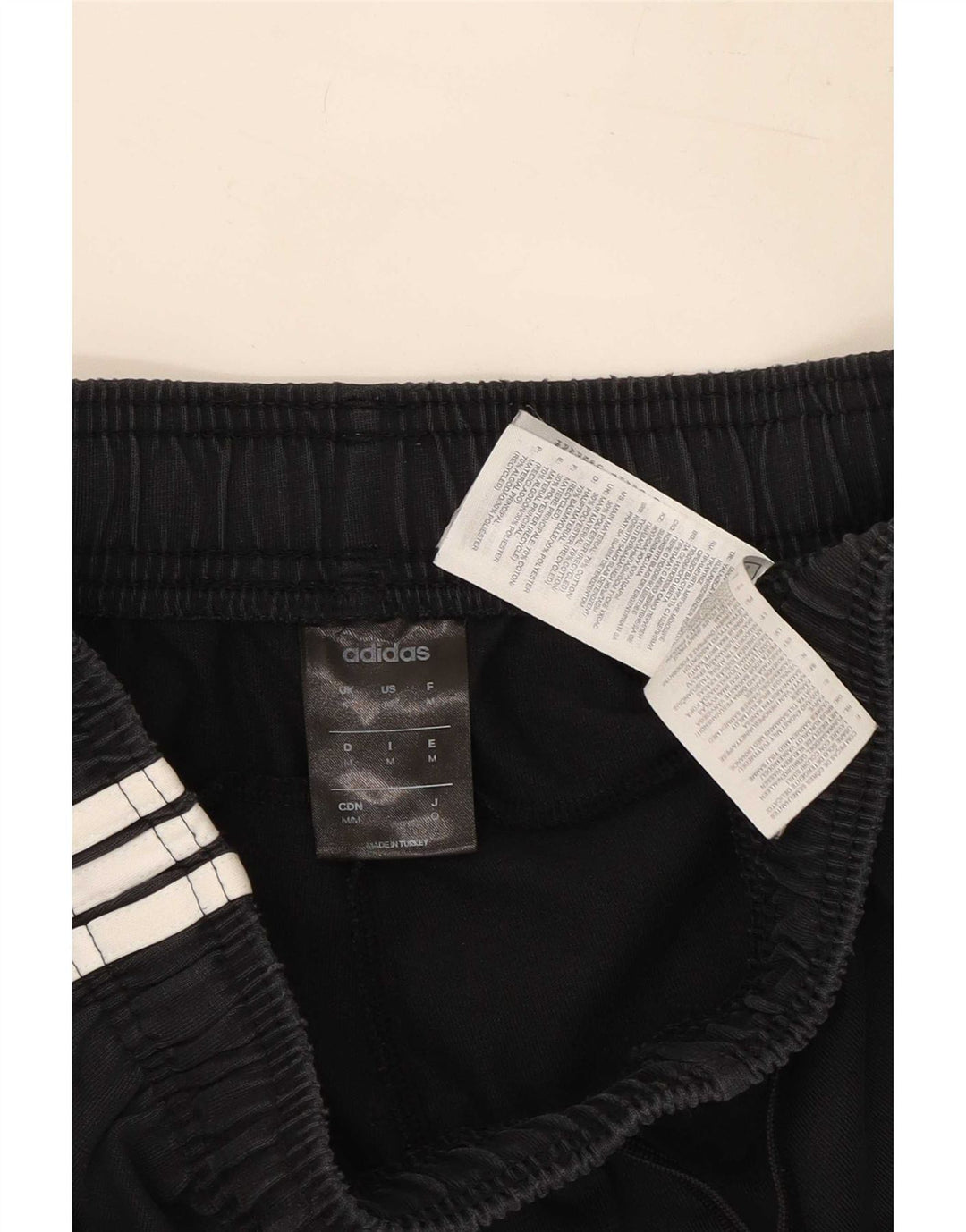 Adidas - Pantalones cortos deportivos para hombre, algodón negro mediano
