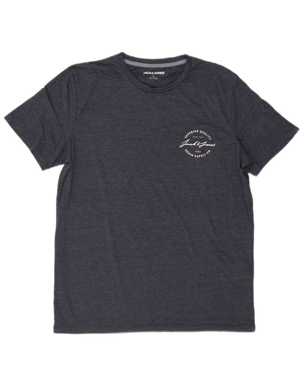 Camiseta Jack & Jones Hombre Top Medium Azul Marino Algodón