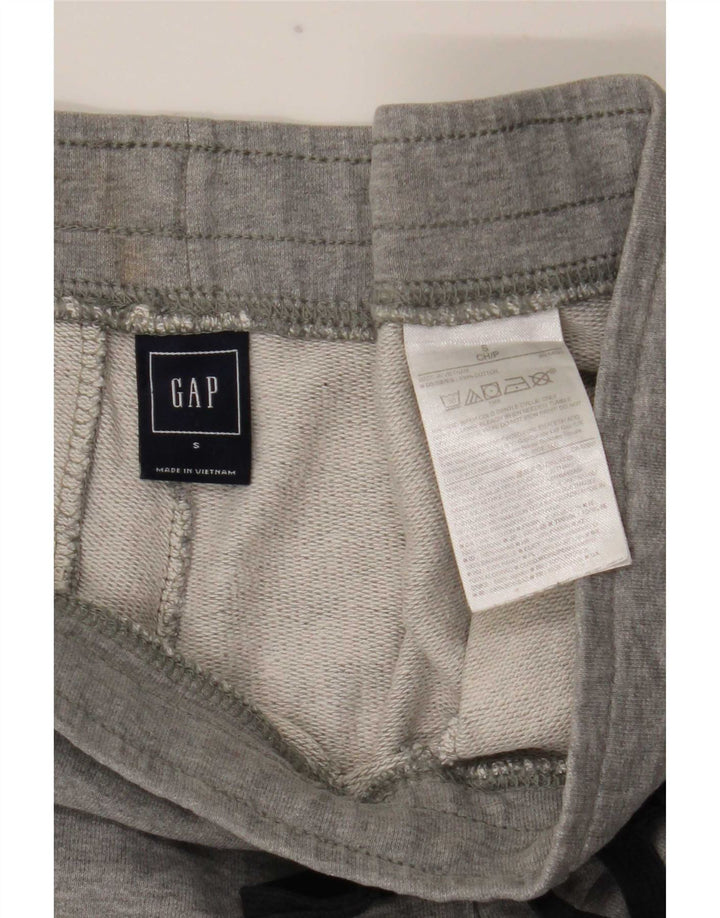 Gap Hombre Pantalones De Chándal Gráfico Joggers Small Gris Algodón