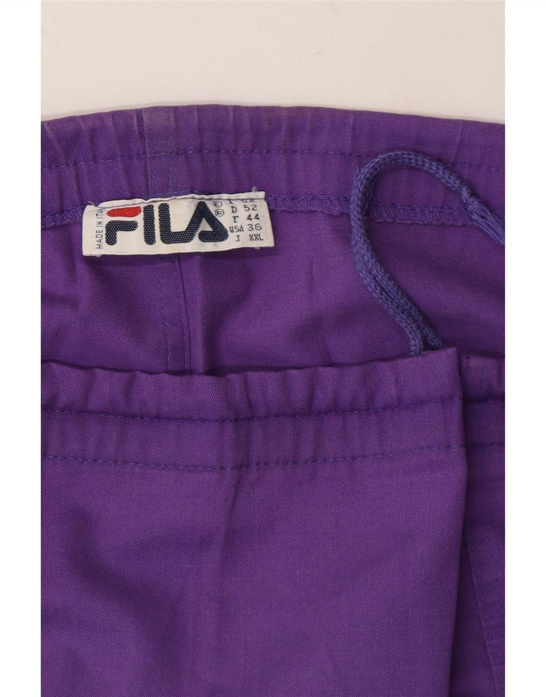FILA Mens Sport Shorts IT 52 XL  Purple Vintage Fila and Second-Hand Fila from Messina Hembry 