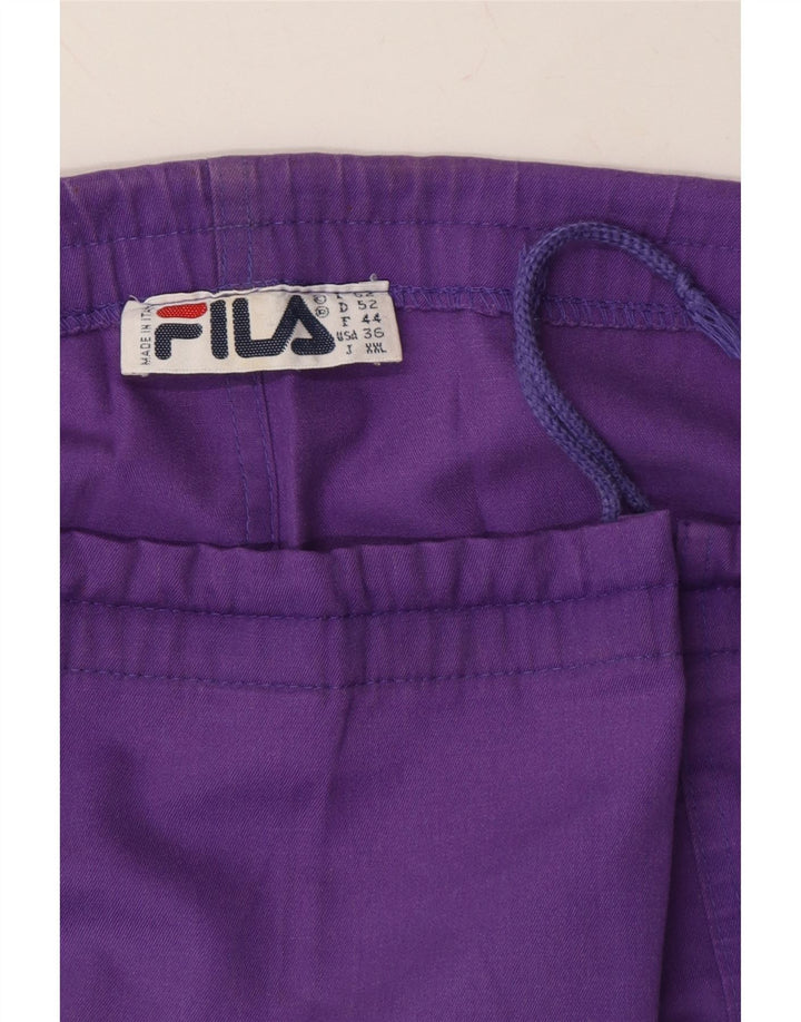 FILA Mens Sport Shorts IT 52 XL  Purple Vintage Fila and Second-Hand Fila from Messina Hembry 
