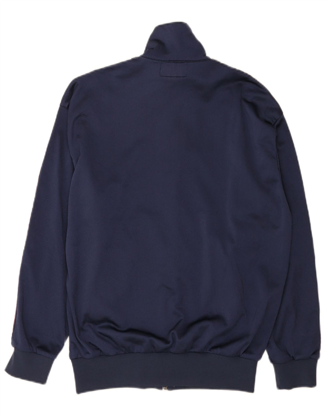 Asics Chaqueta superior de chándal con gráfico para hombre IT 46 Small Azul marino Colorblock