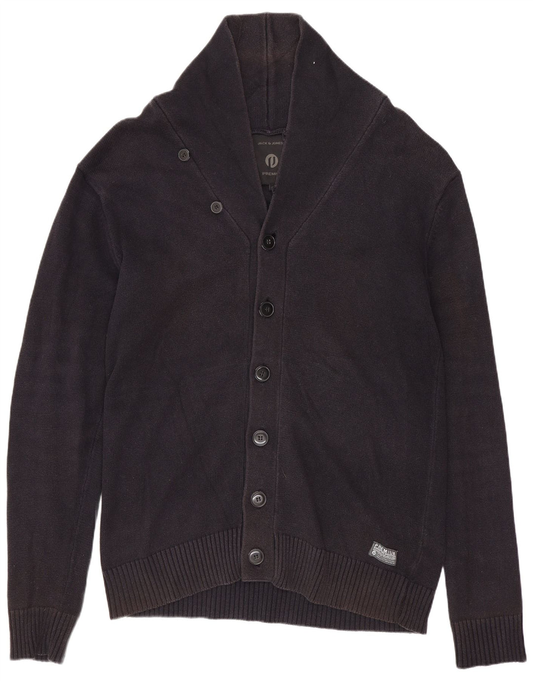 JACK & JONES Hombre Premium Cardigan Sweater XL Azul Marino