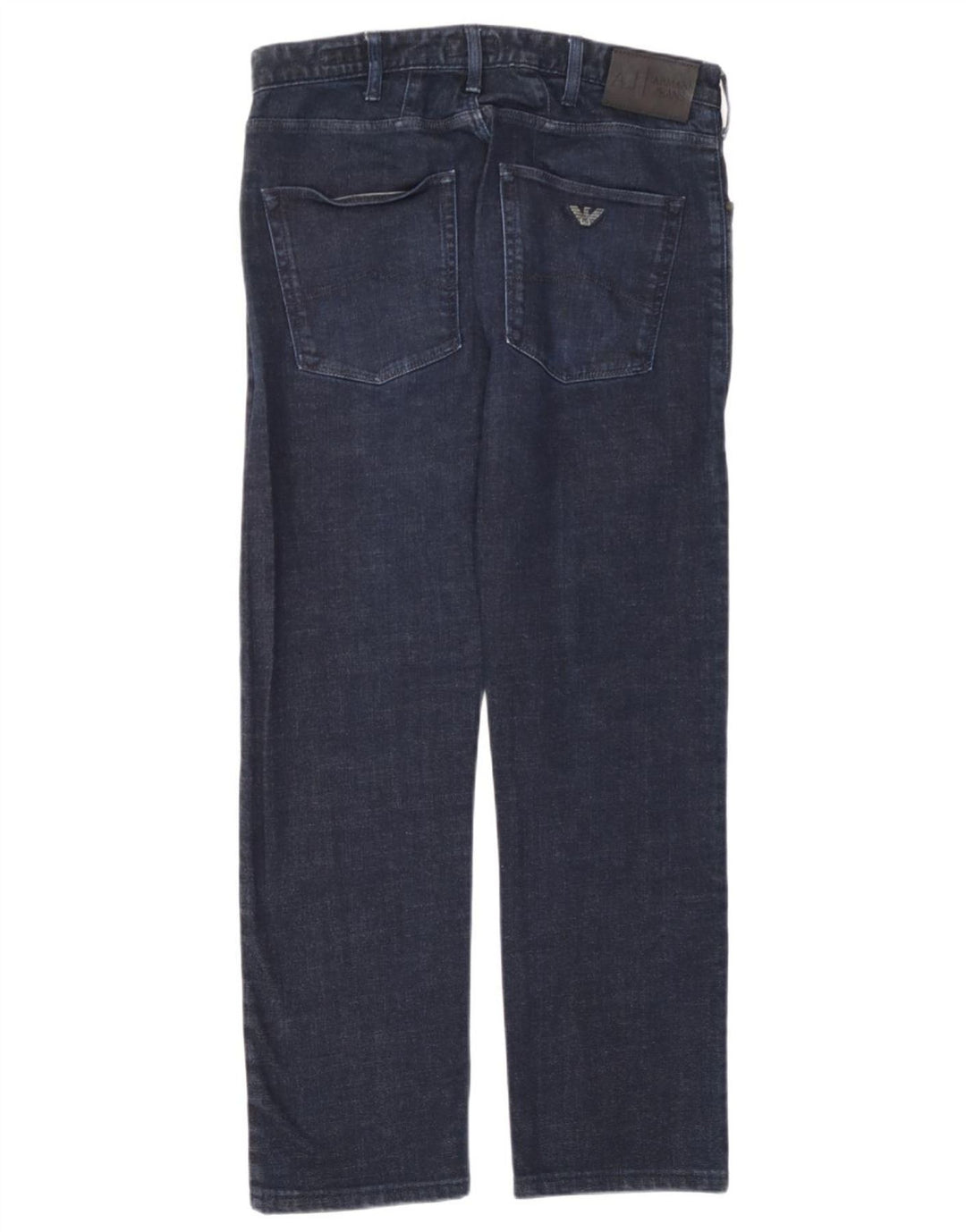 Vaqueros Armani Mujer Regular Rectos W31 L27 Azul Marino Algodón