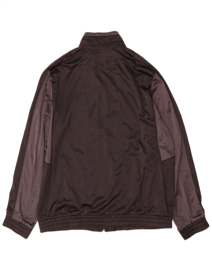 LOTTO Chaqueta superior de chándal para hombre 2XL Poliéster color block negro