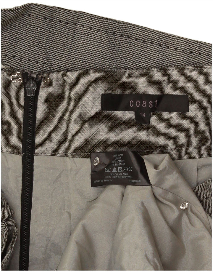 Falda lápiz para mujer Coast UK 44 Large W32 Lana gris