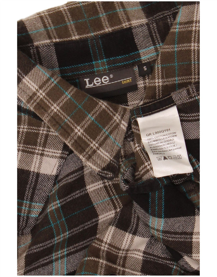 LEE Camisa De Franela De Algodón A Cuadros Pequeños Multicolor Hombre