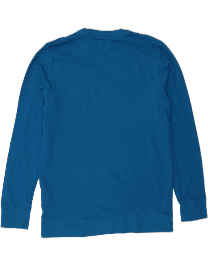 JACK & JONES Mens Graphic Sweatshirt Jumper XL Blue Cotton Vintage Jack & Jones and Second-Hand Jack & Jones from Messina Hembry 