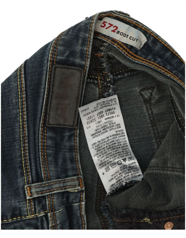 LEVI'S Vaqueros Bootcut 572 para Mujer W32 L29 Algodón Azul