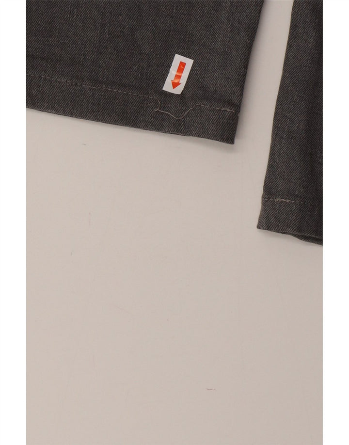 ZARA Vaqueros capri cónicos para hombre EU 44 Large W34 L22 Gris