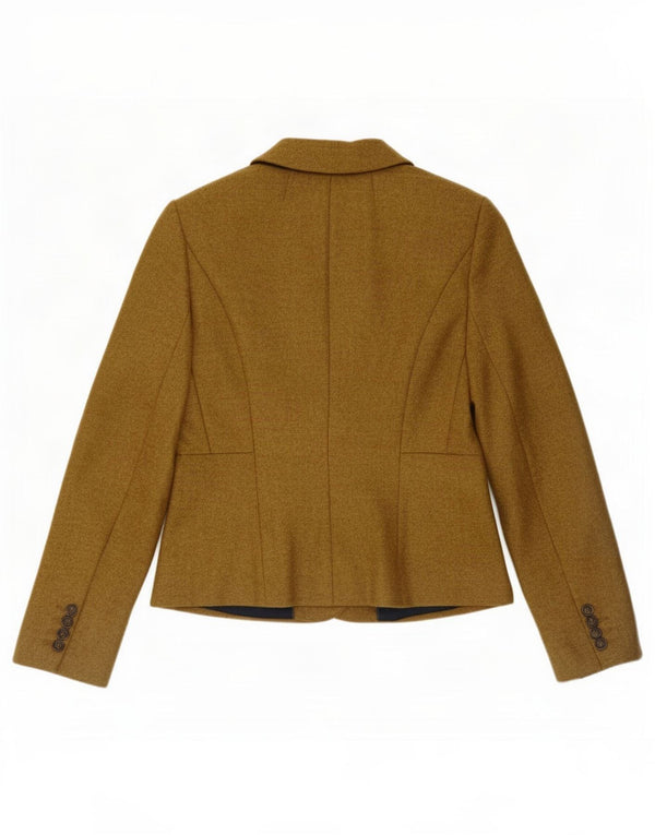 Hobbs Chaqueta Blazer de 2 Botones para Mujer Reino Unido 12 Lana Beige Mediana
