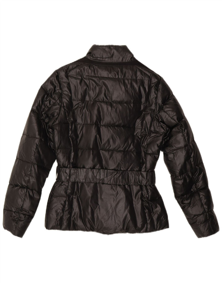 GEOX Womens Padded Jacket UK 8 Small  Black Polyester